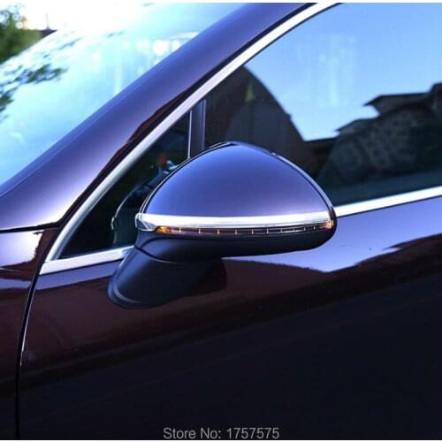 2pcs Side Door Mirror Trim Car Sticker For Porsche Cayenne Accessory