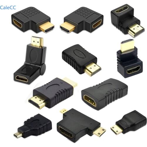 HDMI 1.4 Male to Female up Right Angled Port Saver 270 degree Right Adapter