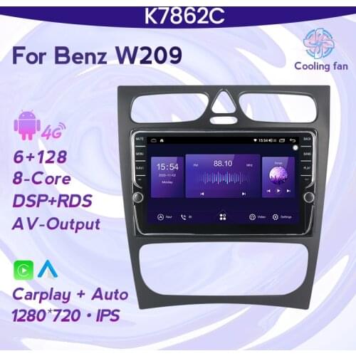 Android10.0 4G+64G 8 core Car Multimedia player For Mercedes Benz B W245 B150 B160 B170 B180 B200 B55 2004-2012 with 4G LTE