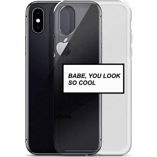 Funny Letters Phone Case for iPhone 11 12 pro XS MAX 12 12Mini 8 7 6 6S Plus X SE 2020 XR phone case