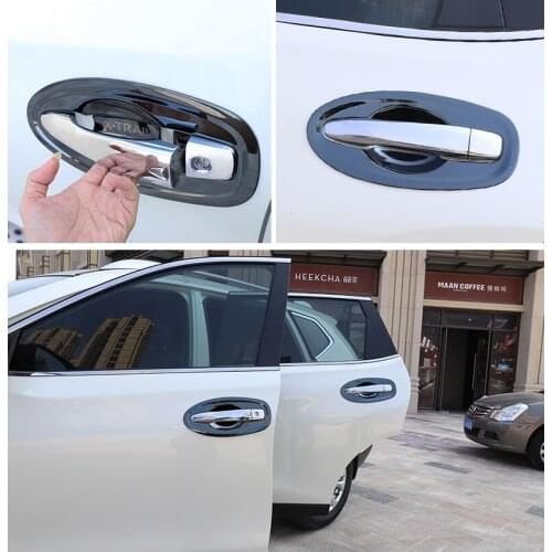 For Nissan X-Trail X Trail 2014 2015 2016 2017 2018 2019 door pull cover interior bowl circle car-styling Interior Mouldings