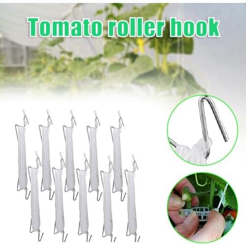 Tomatos Support Hook Protect Fruit Effectively Operate Easily Sturdy Save Time Suitable for Garden Flower Vegetables JDH88