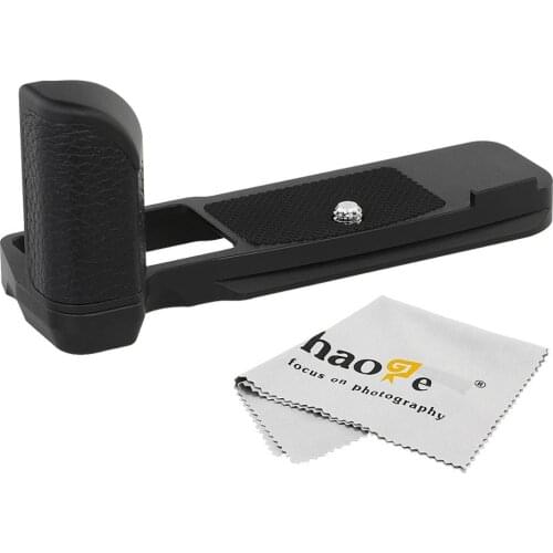 Haoge QR Quick Release Plate Camera Bracket Holder Hand Grip for Olympus PEN-F PEN F penf fit Arca Swiss Kirk RRS Benro