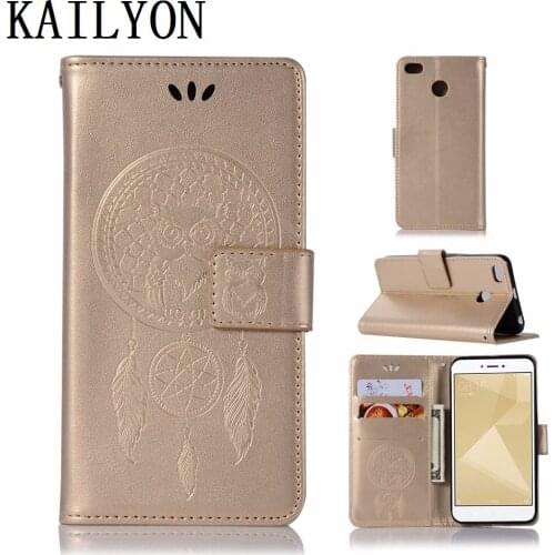 KAILYON For Nokia 6 Case Leather Flip Cover Magnetic Wallet Stand Pattern Owl Wind Chimes phone case For Nokia 2 3 5 6 8 9