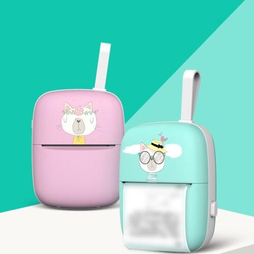 Pocket Wireless Thermal Printer Portable Wireless Inkless Pocket Printer With Thermal Paper For Students Workers Travelers