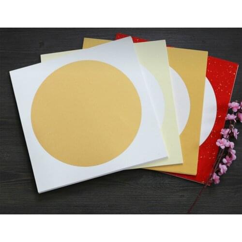 Chinese Rice Paper Card Lens Ripe Xuan Paper Thicken Soft Calligraphy Painting Mounting Paper Cards Carta Di Riso 10 Sheets