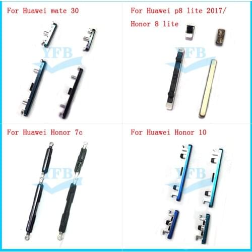 Power Volume Side Button Key For Huawei honor 7c 8 10 mate 30 p8 lite 2017 Volume Power Button