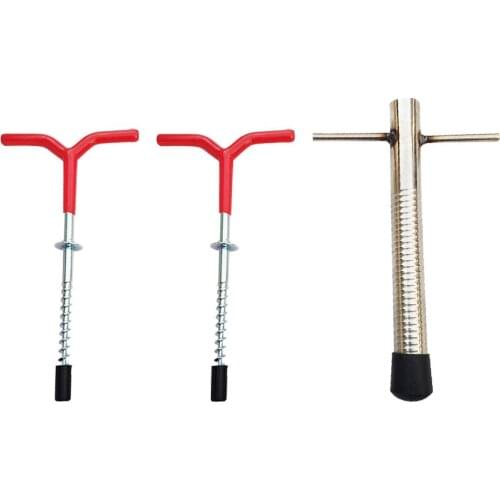 Winter Ice Fishing Drill Tent Pegs Fixed Nail Ice Fishing Rod Holder Screw Nail Fishing Accessories