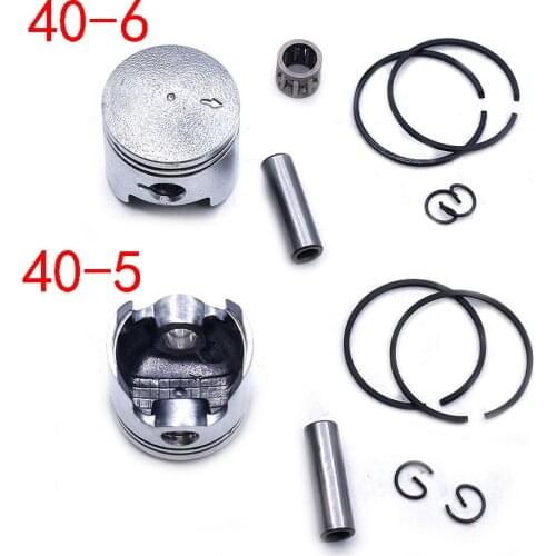 40mm Piston Pin Ring Set Electric Brush Mower Piston Kit Fit 40-5/40-6 43cc BC430 CG430 1E40F-5 Brush Cutter Spare Parts