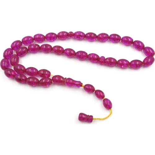 Red resin Tasbih 33 prayer beads Big size Muslim Rosary bracelet saudi arabic Islamic accesspries Misbaha gift eid