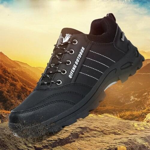 Hot Sale Leather Hiking Shoes Worm Fur/Non-Fur Climbing Camping Shoes Trekking Footwear Outdoor Sport Sneakers for Men&women
