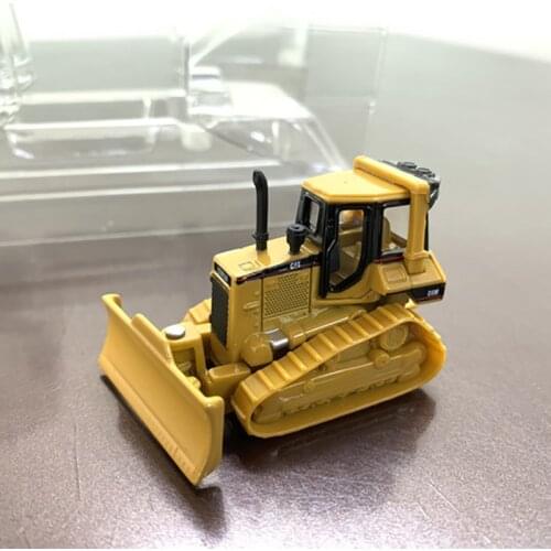 1:87 Scale Diecast Alloy Bulldozer Excavator Model Metal CAT D5M Grader Collection Souvenir Ornaments Display Vehicle Boys Gift