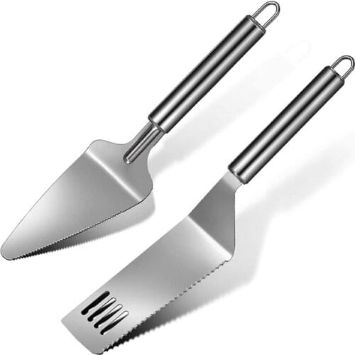 Multifunctional Stainless Steel Cake Shovel Cake Cutter, Cake Lasagna Cutting Cake Shovel,2 Pieces