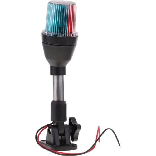 Marine Fold Down Stern Anchor Lighting Boat 33LED Lamp Red&Green&White 12V