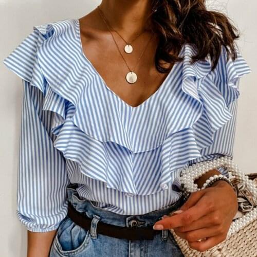 Женские рубашки в полоску Musuos China At AliExpress