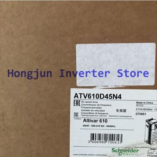 Genuine Schneider heavy duty ac speed drive inverter 3 phase 380V 37kw 45kw inverter ATV610D45N4