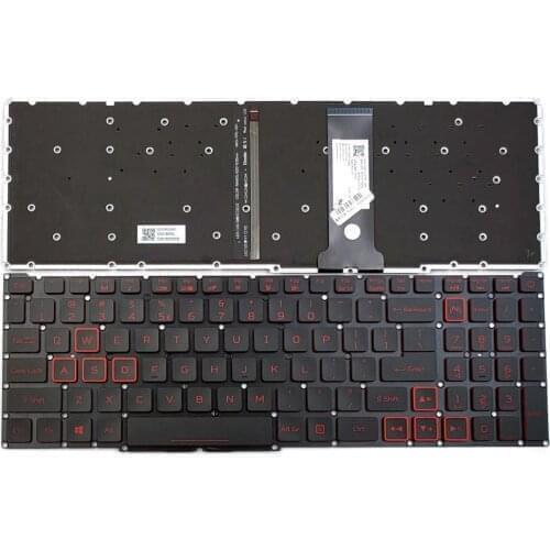New For Acer Nitro 5 AN515-54-557H AN515-54-55YZ AN515-54-56R0 AN515-54-5812 AN515-54-70WH Laptop Keyboard US Black With Backlit