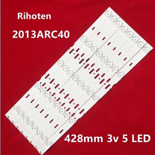 New Kit 8 for TV 40VLE6520BL PCS 5LED 428mm LED Backlight strip SAMSUNG_2013ARC40_3228N1 40-LB-M520 40VLE4421BF