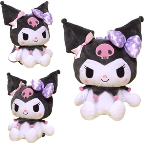 Plush Cartoon Toy Kullomi Kawali Soft Stuffed Plush Bags Rucksacks Backpack Anime Cute Plushie Doll Toys Kid Birthday Gift 40cm