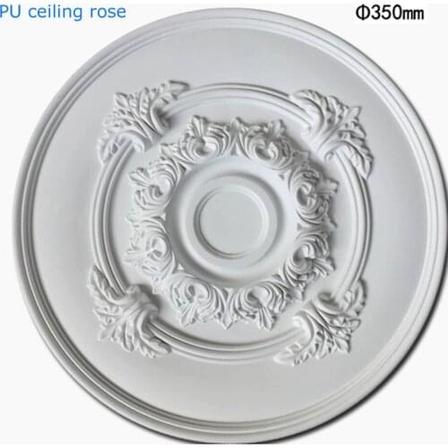 PU Decorative Chandelier Ceiling Rose Lamp Base Plate Rosette Pendant Light base decor panel Polyurethane ceiling wall Medallion