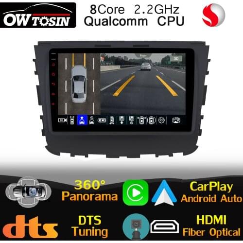 Qualcomm CPU Android For SsangYong Rexton Y400 2017-2021 Car Media Auto Radio GPS 360 Camera Optical HDMI DTS Stereo 4G LTE WiFi