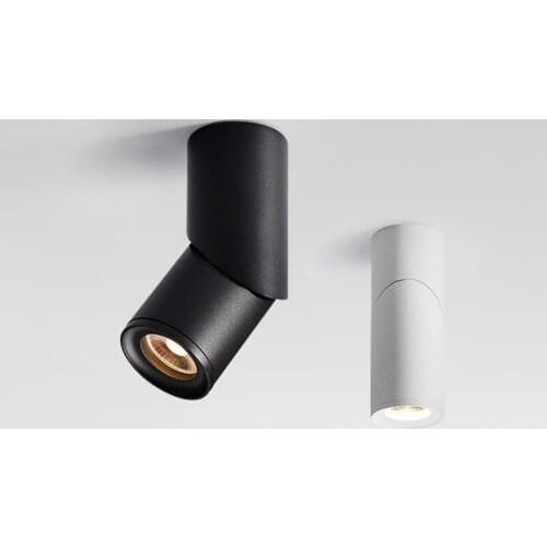 Adjustable LED Downlight 220V 110V Dimmable 45° Spot Light 7W 9W 12W 15W Anti-glare Indoor Ceiling Lamp For Living Room Lighting