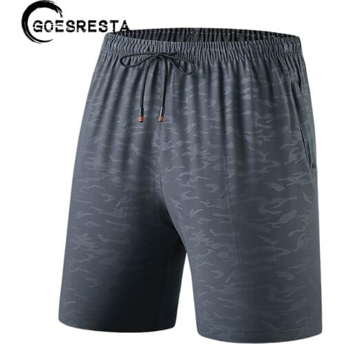 Men Ice Silk Quick Dry Shorts Summer Casual Jogger Breathable Sweatpants Brand Fashion Fitness Pants Men Large Size Shorts Men