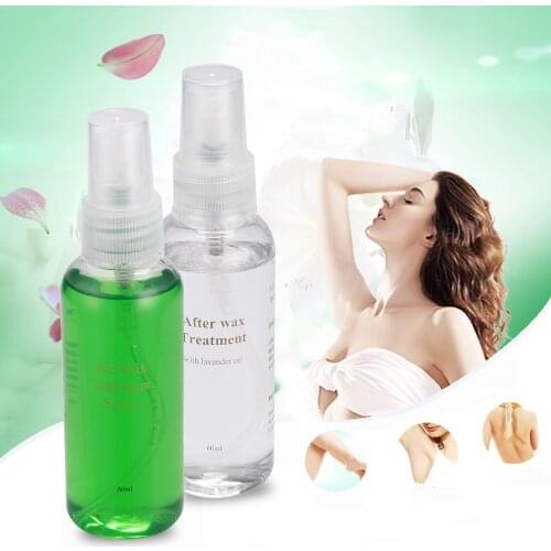 PRE & After Wax Treatment Spray Liquid Hair Removal Remover Waxing Sprayer Set New packaging