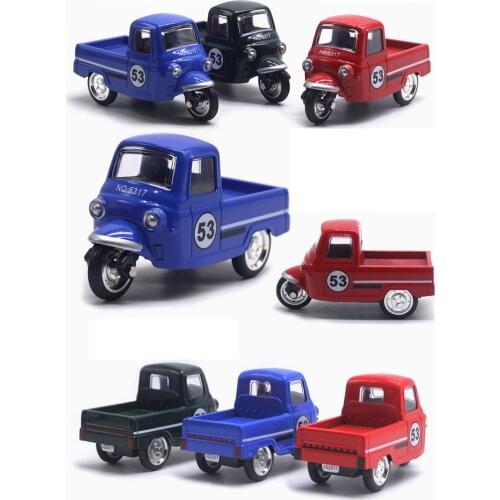 Alloy Tricycle Retro Simulation Miniature Toy Car Classic Car Toys And Gifts Boys Like The Fun Very Much