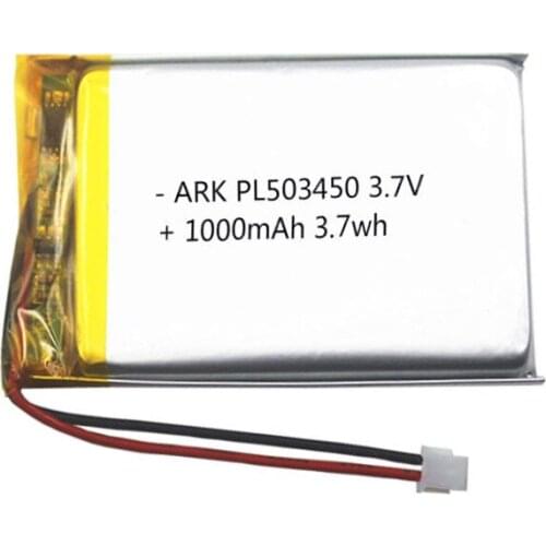 Ultra-thin polymer lithium battery 503450-1000mah ordering machine nano hydration meter rechargeable battery