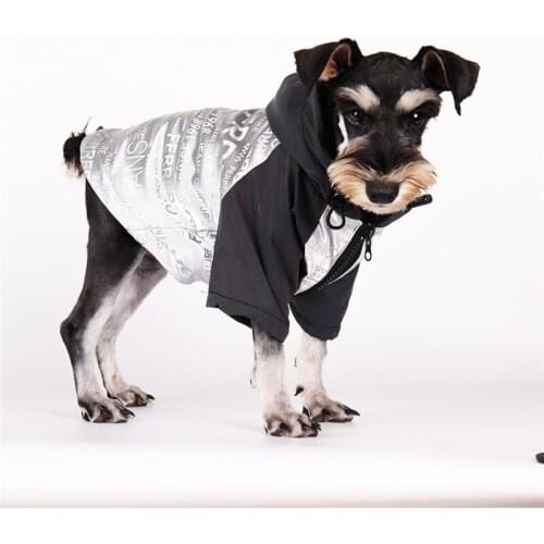 Waterproof Dog Coat Jacket Reflective Winter Dog Raincoat Pet Clothing Outfit Garment Pomeranian Poodle Schnauzer Corgi Clothes