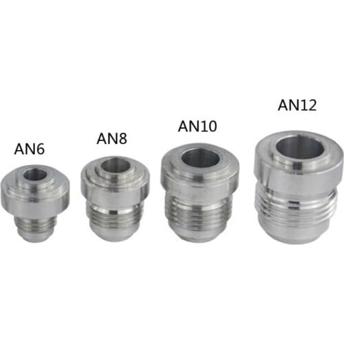 High Quality AN6-AN12 Male Welding Solder Fitting Straight Bung Hose Adapter Fuel Oil Tank Aluminum Thread Mounting Screw