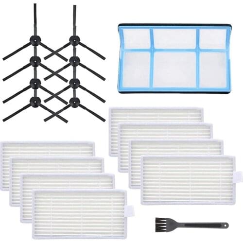 Replacement Parts For V3 V3S V5 V5S Pro Robotic Vacuum Cleaner, Accessories Kit Includes Primary Filter