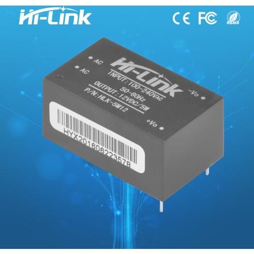 15pcs/lot JINYUSHI for Hi-link AC-DC HLK-5M12 power module 220V to 12V 1A5W switching power supply 100% New&Original