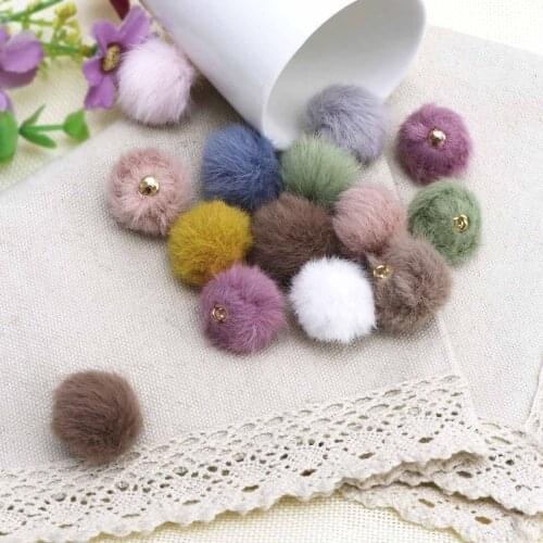 20pc 20mm Mix Color Fabric Covered 20MM Round Bead Ball Pendant Home Garden Crafts Cabochon Scrapbooking DIY