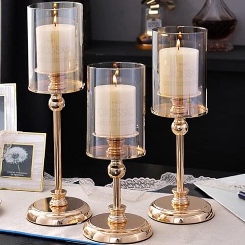 Aihem Decorative Glass Candlesticks