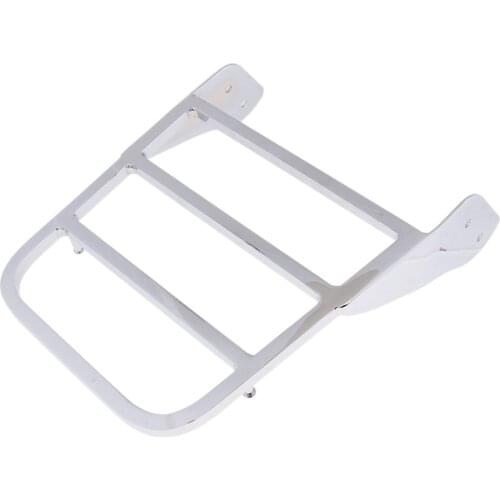 Motorcycle Sissy Bar Luggage Rack for Yamaha Drag V-Star 400/650/1100 Classic 1998-2011, Chrome