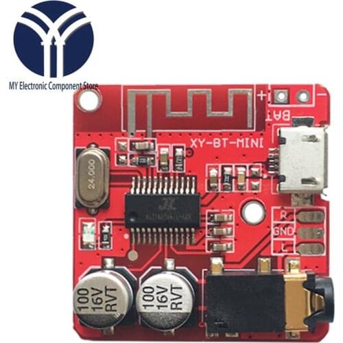 Bluetooth Audio Receiver Board Bluetooth 5.0 MP3 Lossless Decoder Board Wireless Stereo Music Module 3.7-5V XY-BT-Mini