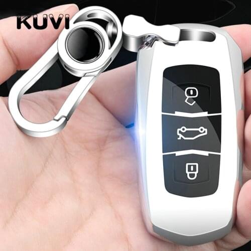 Soft TPU Car Smart Key Case Cover for Geely Atlas Boyue NL3 EX7 Emgrand Global Hawk GX7 SUV GT GC9 Borui Smart Key Shell Holder