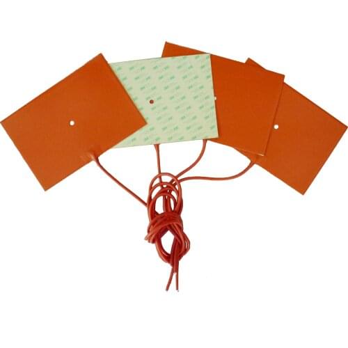 220V 400W 280*220mm electric silicone rubber heater With 3M Adhesive and 100K Thermistor