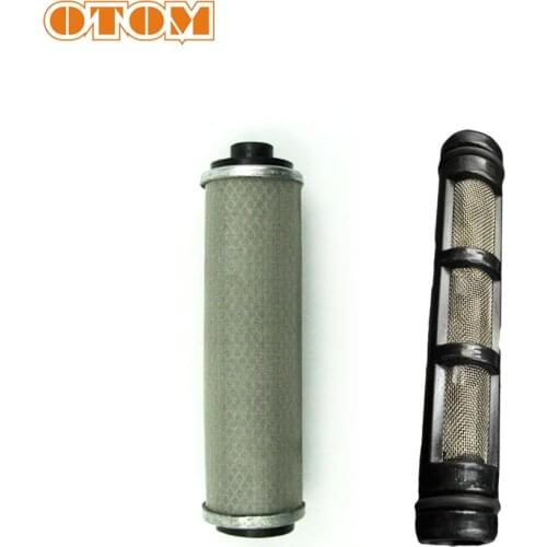 OTOM 2 Pcs Motorcycle Engine Oil Cooler Filter For ZONGSHEN NC250 Parts Fine Crude Oil Filter Paper Filters For ZS177MM KAYO BSE