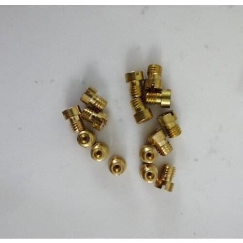 20pcs M5x0.80 Carburetor Main Jet Kit For carburetor CVK PE PZ main injectors Nozzle CB CG GY6 motorcycle engine Main nozzle