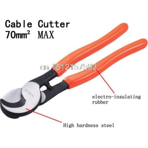 Cable Cutter Cut Up To 70mm2 Wire Cutter Made By High Hardness Steel