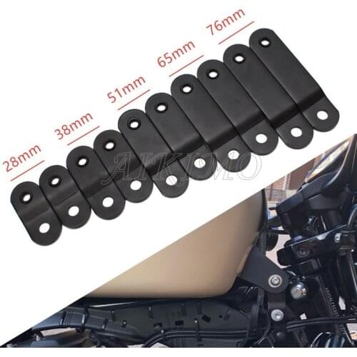 28MM-76MM Motorcycle Front Gas Tank Lift Kits Raise Front of Gas Tank For Harley Sportsters Dyna Iron XL 883 1200 72 48