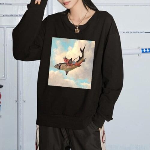 Men Hip Hop Streetwear Hooded Jacket Dark Vintage Graphic Sweatshirt Coat Punk Clothes Harajuku Cotton Autumn Winter Outwear