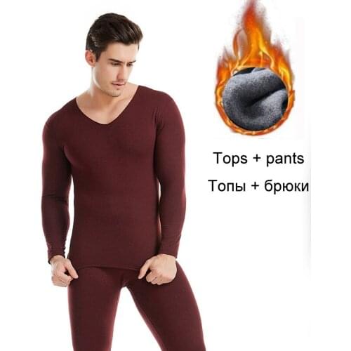 Mens Thermal Underwear for Men Winter Long Johns Thermo Underwear Thermal Pants Winter Clothes Men Thermo Clothes