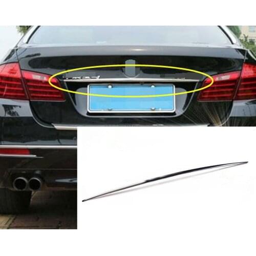Stainless Steel Rear Door Trunk Lid Cover Trim Strip For BMW 5 series f10 520i 525li 2010-2017 Car Accessories
