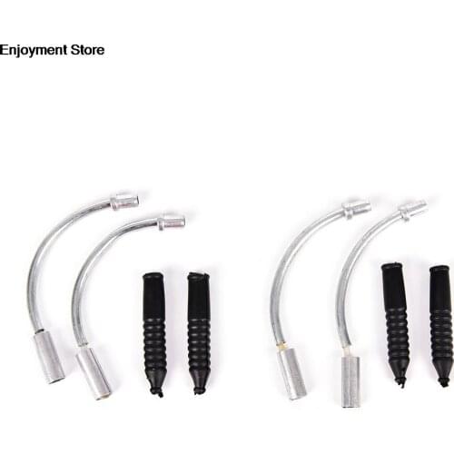 V Brake Noodles Cable Guide Bend Tube Pipe Plastic Sleeves Boots Protector Hose Hot 1 Set MTB Mountain Bike Bicycle