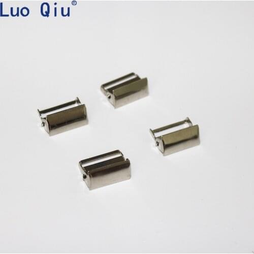 20 mm suspender belt belt buckles for men Suspenders strap accessories metal Silver adjust buckle Regulate clamp 6 pcs/lot