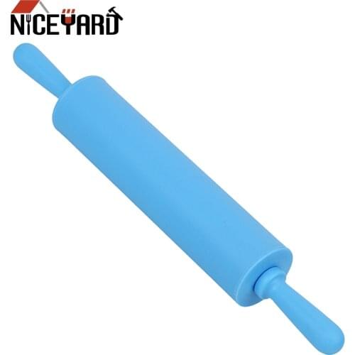 NICEYARD Silicone Rolling pin Cake Dough Roller Cookies Embossing Bakeware Cooking Tools Non-Stick Pastry Fondant Tools